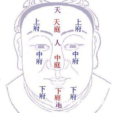 面相六府圖_看相大全