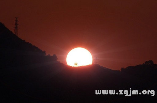 夢見太陽下山