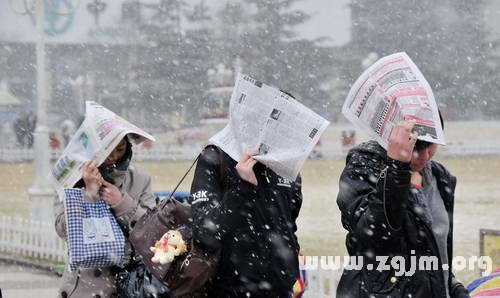 夢見下鵝毛大雪