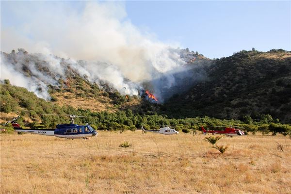 夢見山上著火了_周公解夢