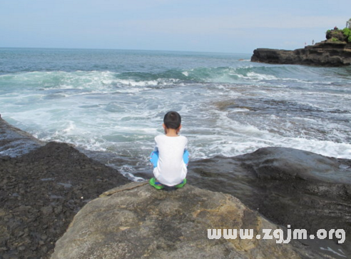 夢見看海浪