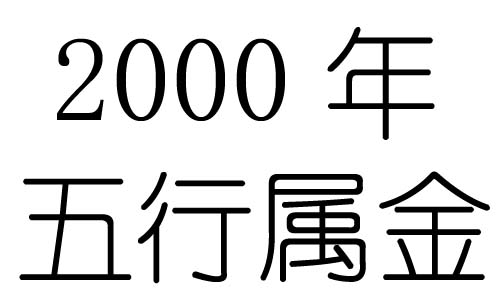 2000年五行屬什麼？2000年出生是什麼命？