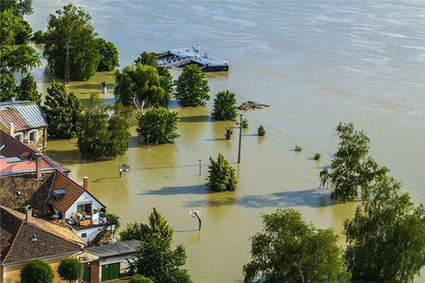 夢見水入屋_周公解夢