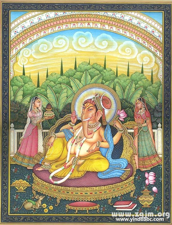 印度象神Ganesha的妻子