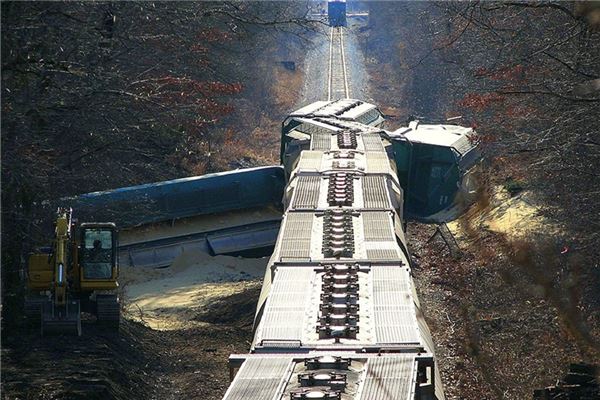 夢見火車脫軌翻車_周公解夢