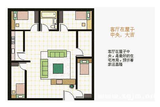 住宅風水圖解：客廳裝飾篇_風水知識