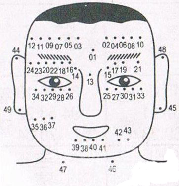 男性的面相痣圖解