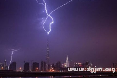 夢見打雷 雷聲