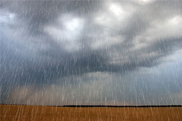 夢見晴天下雨_周公解夢