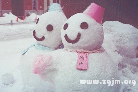 夢見雪人