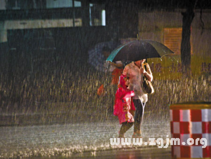 夢見暴雨雷鳴