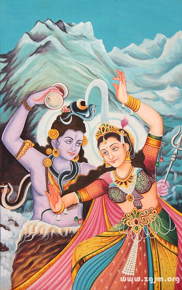 濕婆神與雪山女神的蜜月歡愛