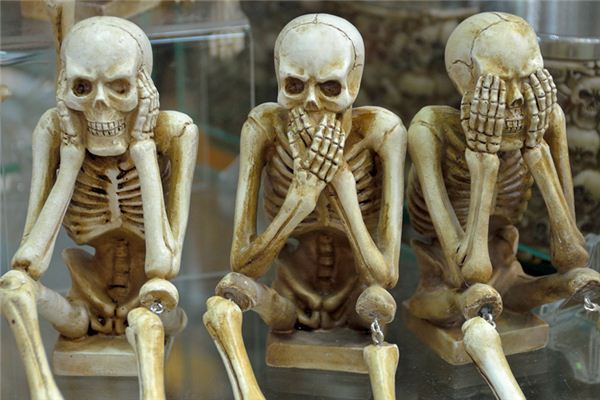 夢到整個人骨架_周公解夢