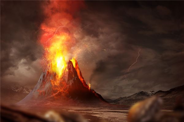 夢見火山岩漿流動_周公解夢