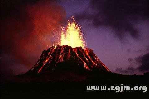 夢見火山爆發