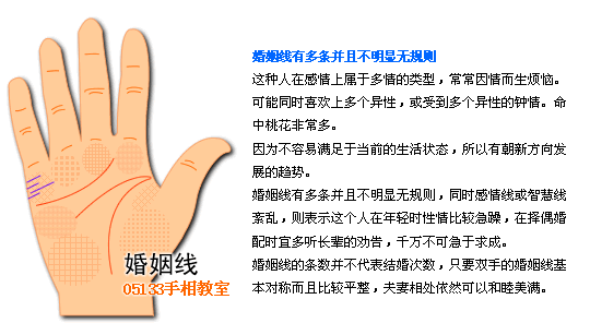 手相 婚姻線圖解 手相圖解婚姻線_看相大全