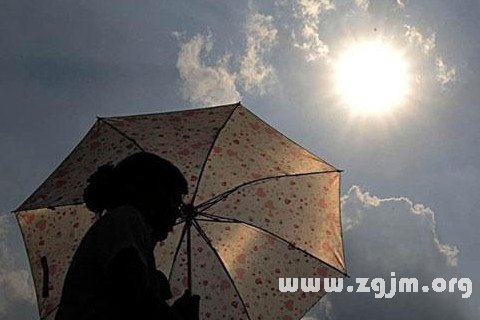 夢見很熱