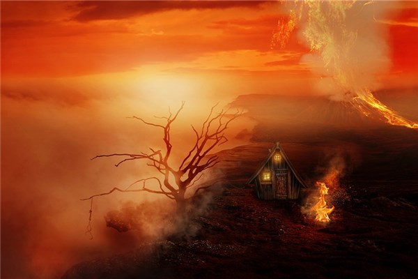 夢到樓著火的預兆_周公解夢