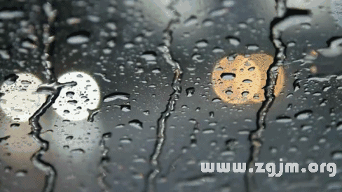 夢見雨或下雨