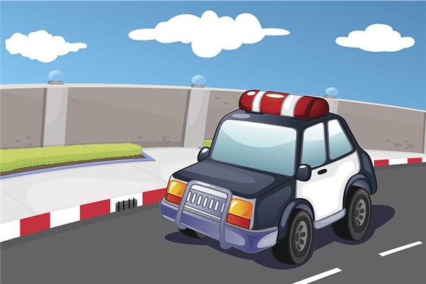 夢見坐警車_周公解夢