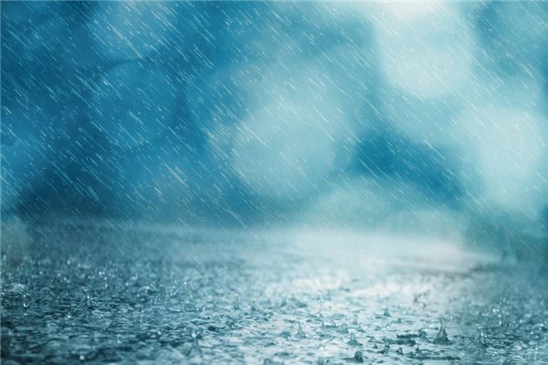 女人夢見傾盆大雨_周公解夢