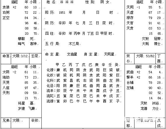 紫微斗數精成：第02章 紫微斗數排盤方法步驟_免費算命